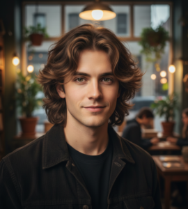 Layered Wavy Wolf Cut