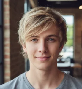 Short Blond Wolf Cut