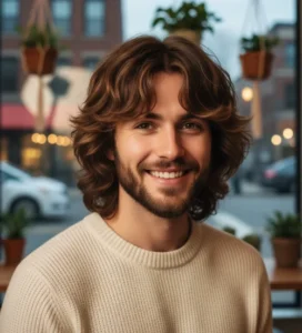 Shaggy Wolf Cut with Curtain Bangs