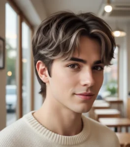 Korean short hair wolf cut 