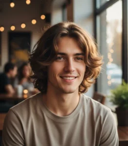 Medium Length Wolf Cut with Tapered Ends