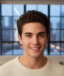 Medium Wolf Cut with Side-Swept Bangs