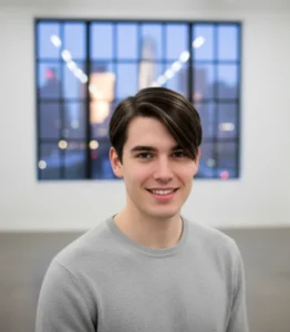 Straight Hair Wolf Cut with Blunt Fringe