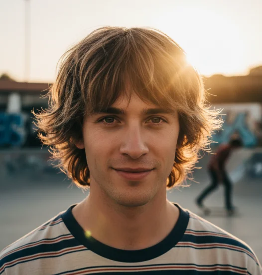 shaggy wolf cut hairstyle