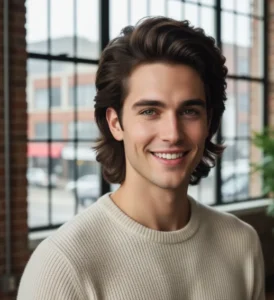 Long Wolf Cut with Volume Crown