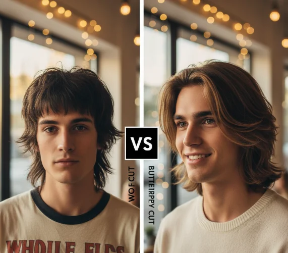 wolf cut vs buterfly cut