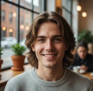 Long Wolf Cut with Wispy Bangs